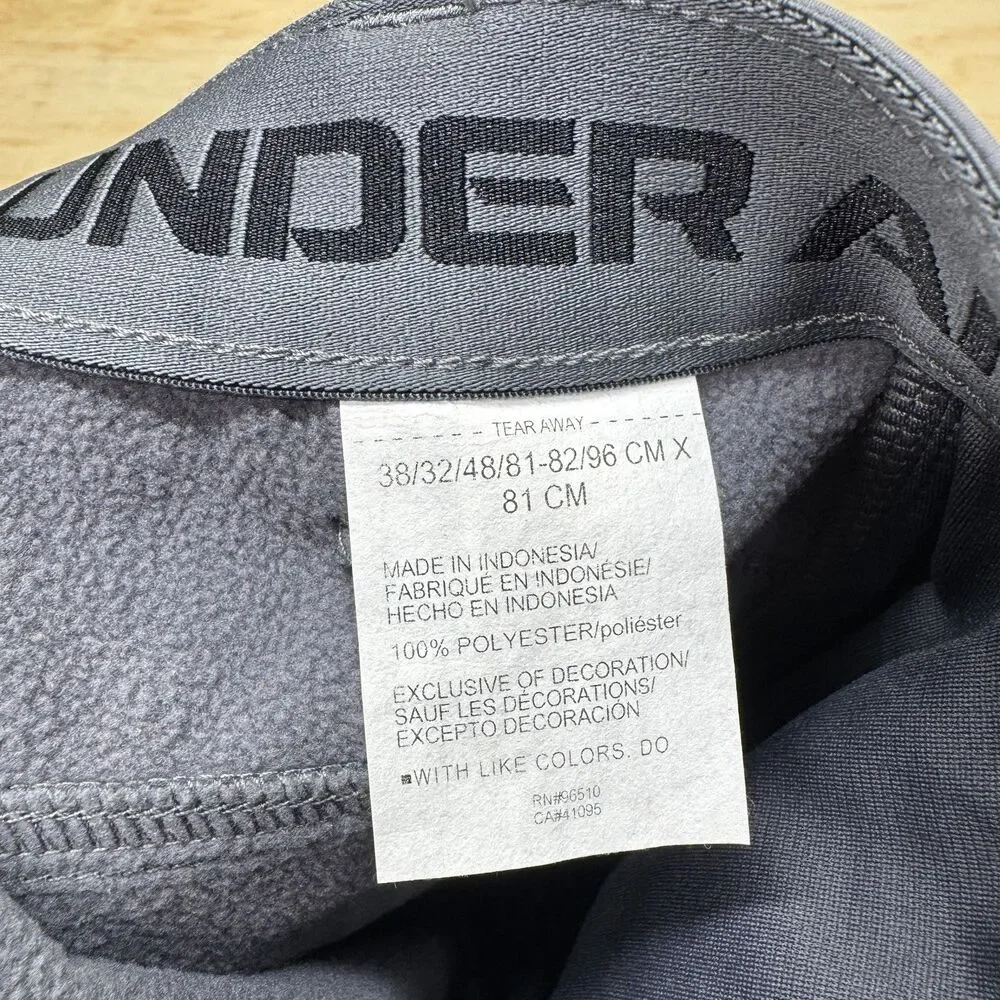 NEW Under Armour Expanse Softshell Pants Mens 38 X 32 Gray Loose 1387001 025